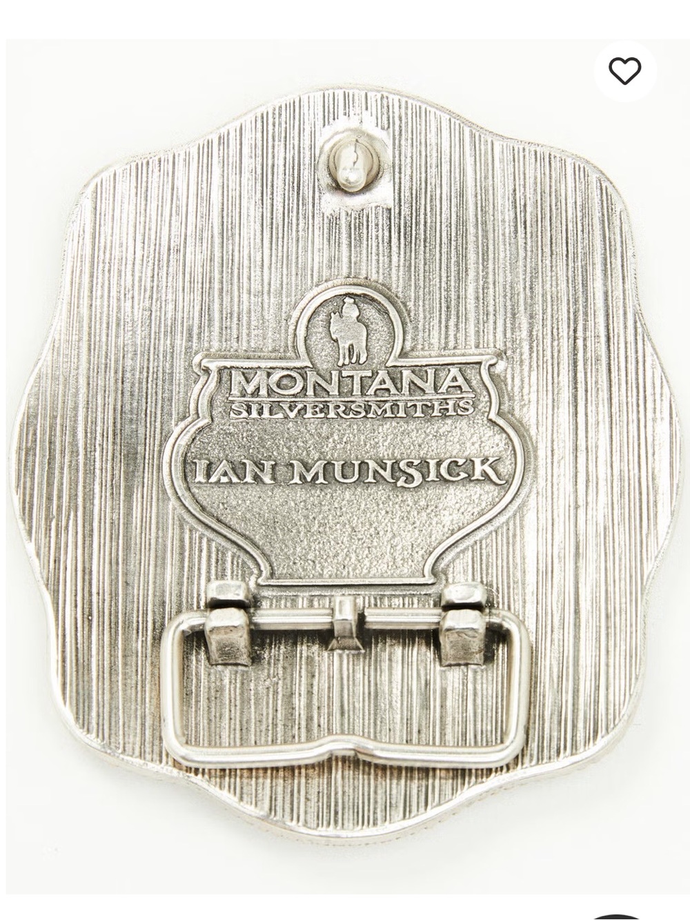 Montana Silversmiths X Ian Munsick Eagle Feather Belt Buckle NIB gold silver - Picture 2 of 5